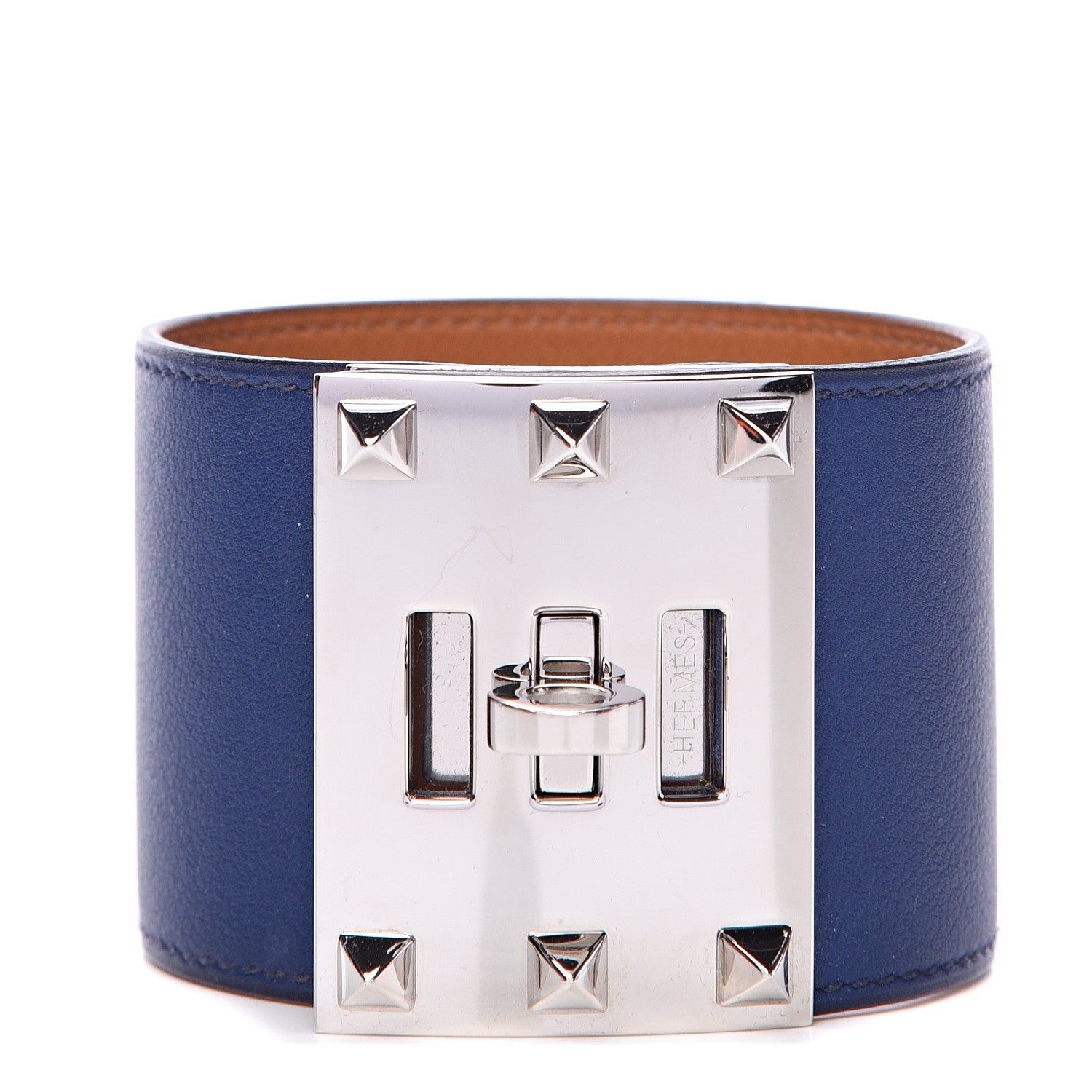 Hermes Swift Extreme Kelly Bracelet L Bleu Saphir 1 of 6