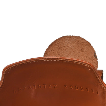 Hermes Calfskin Womens Empire Sandals 39 Marron Glaise 10 of 12