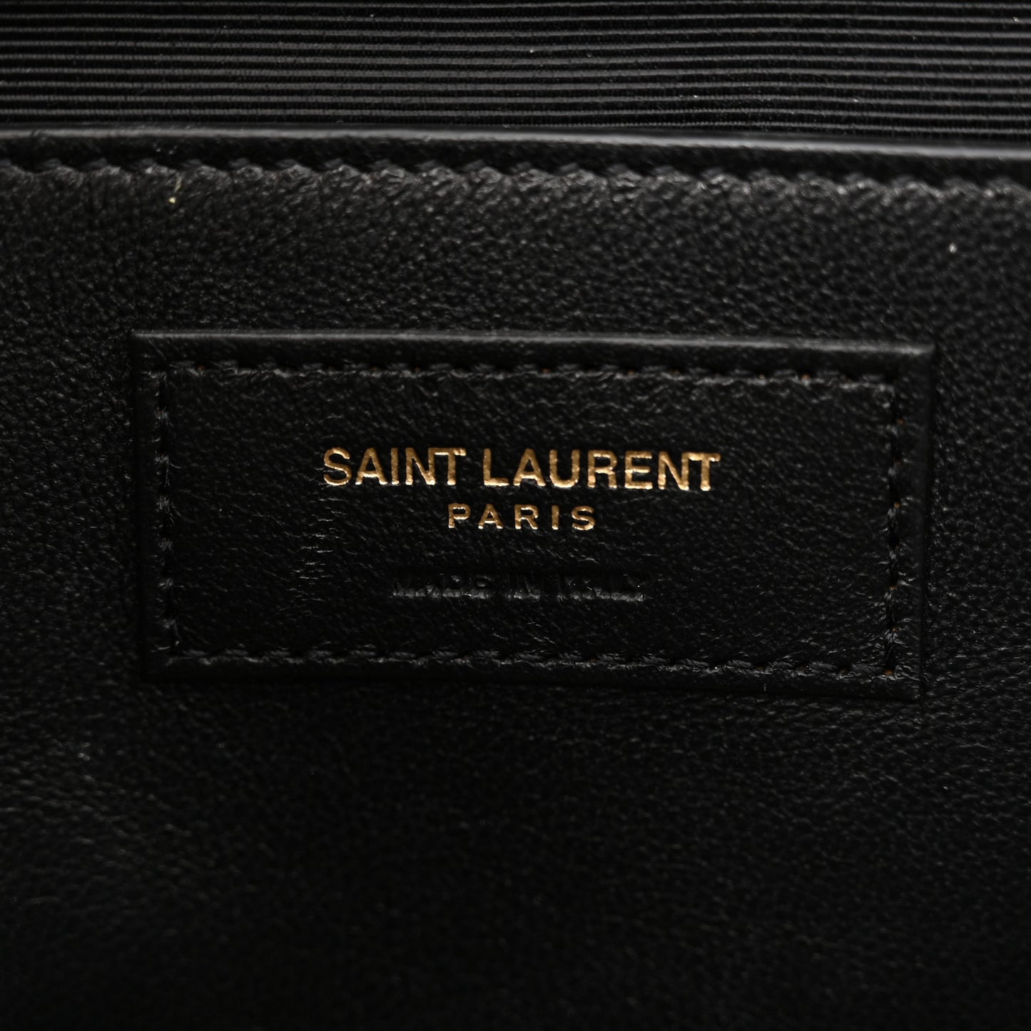 Grain De Poudre Medium Classic Monogram Kate Satchel Black