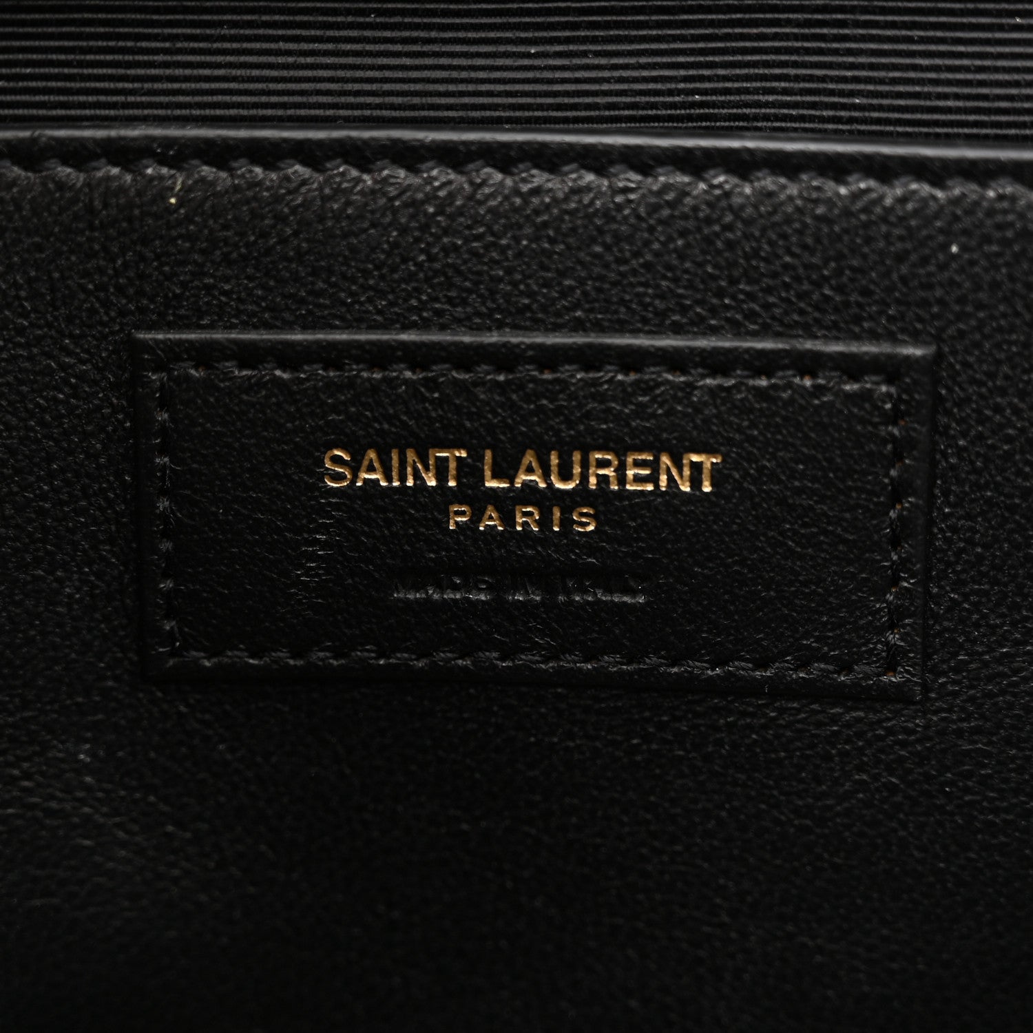 Saint Laurent Grain De Poudre Medium Classic Monogram Kate Satchel Black 6 of 10