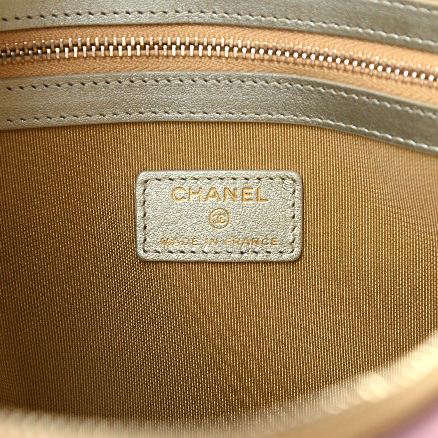 Chanel Metallic Goatskin Quilted Medium 2.55 Reissue Cosmetic Case Multicolor 6 of 7