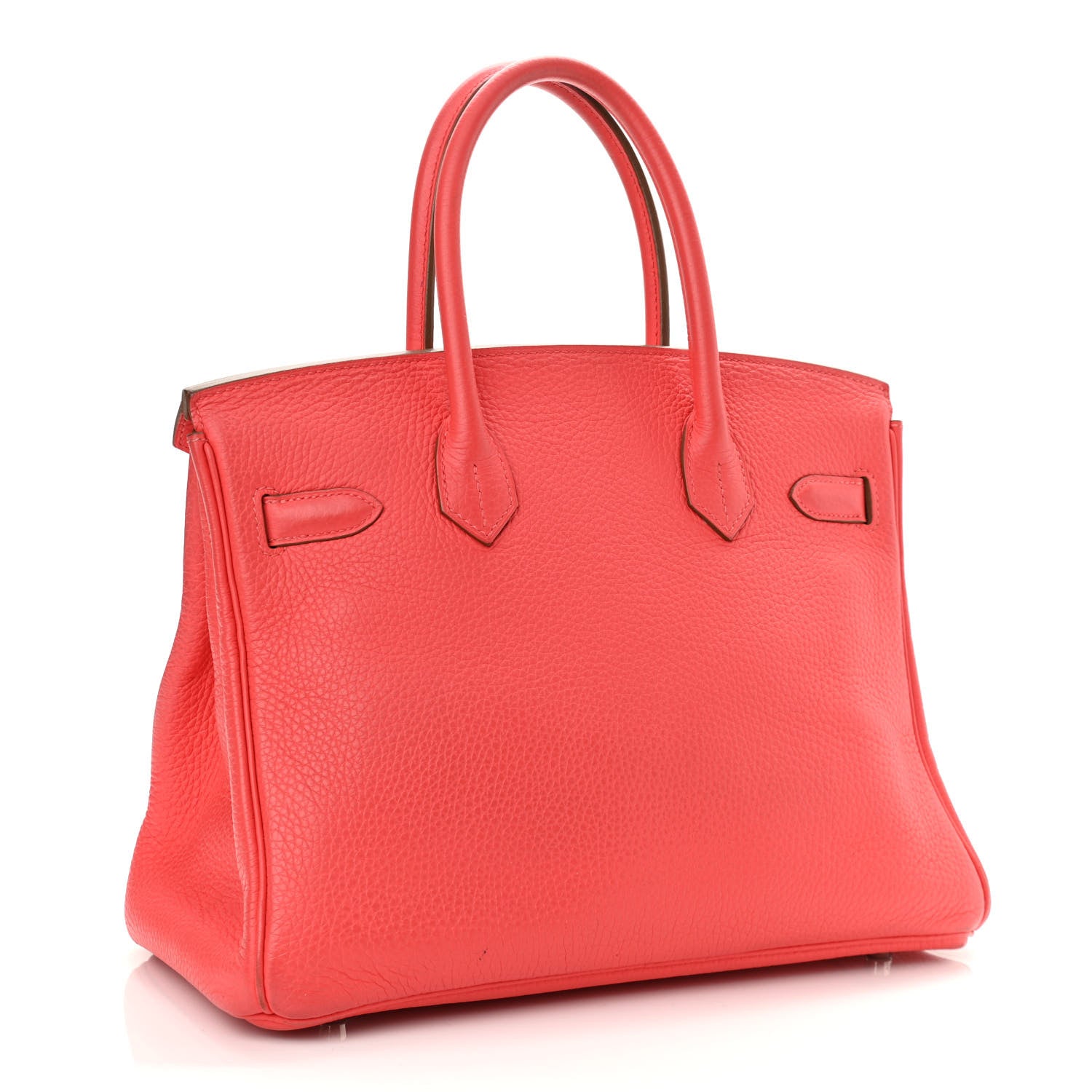 Hermes Taurillon Clemence Birkin 30 Rouge Pivoine 2 of 18