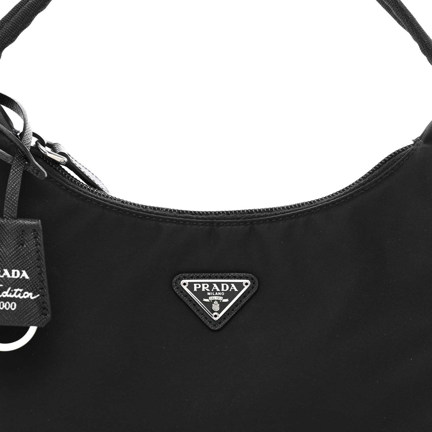 Prada Tessuto Nylon Mini Re-Edition 2000 Bag Black 5 of 9