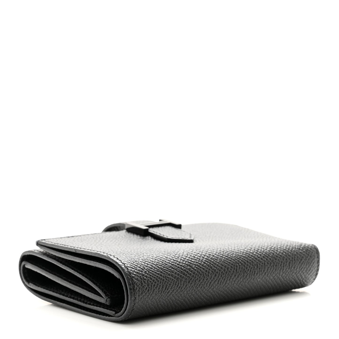 Epsom Tri-Fold Compact Monochrome Bearn Wallet Black