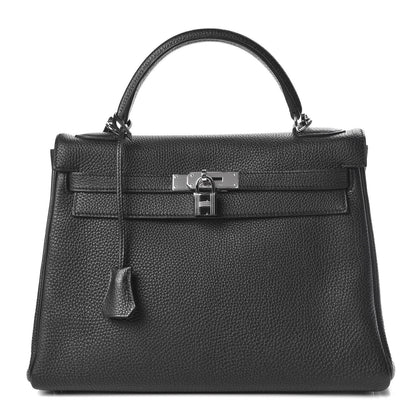 Hermes Togo Kelly Retourne 32 Black 1 of 36