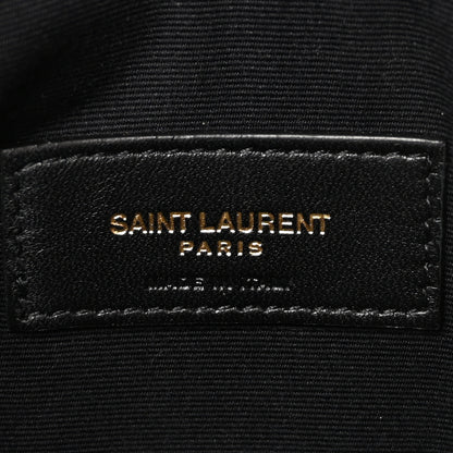 Saint Laurent Grain De Poudre Uptown Pouch Dark Beige 6 of 6