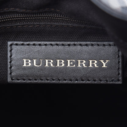 Burberry Haymarket Check Medium Golderton Tote Chocolate 7 of 11