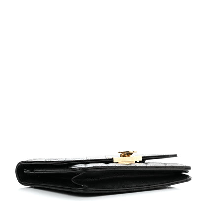 Chanel Caviar Quilted Golden Class Wallet On Chain WOC Black 4 of 13