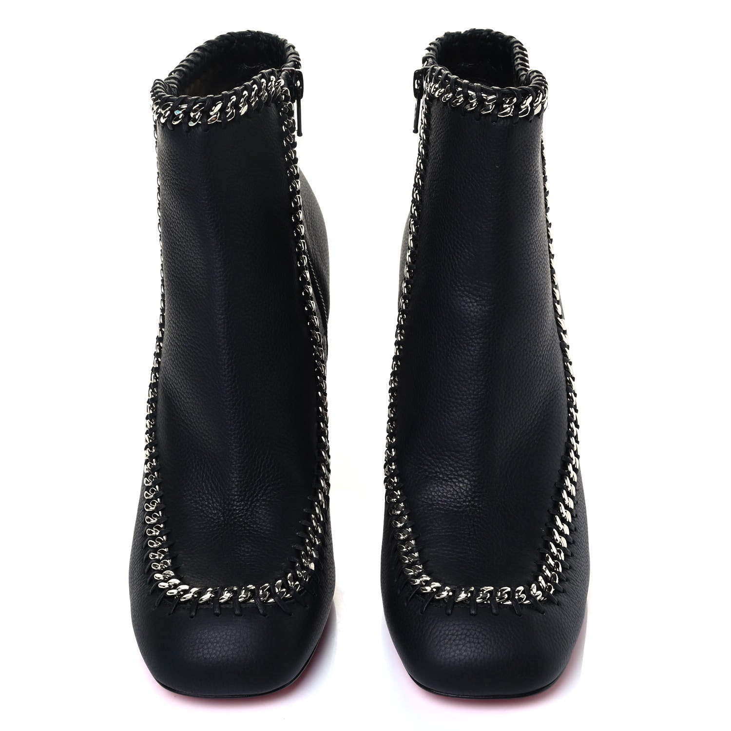 Christian Louboutin Calf Morphee Catenabontina 85 Booties 40 Black 4 of 8
