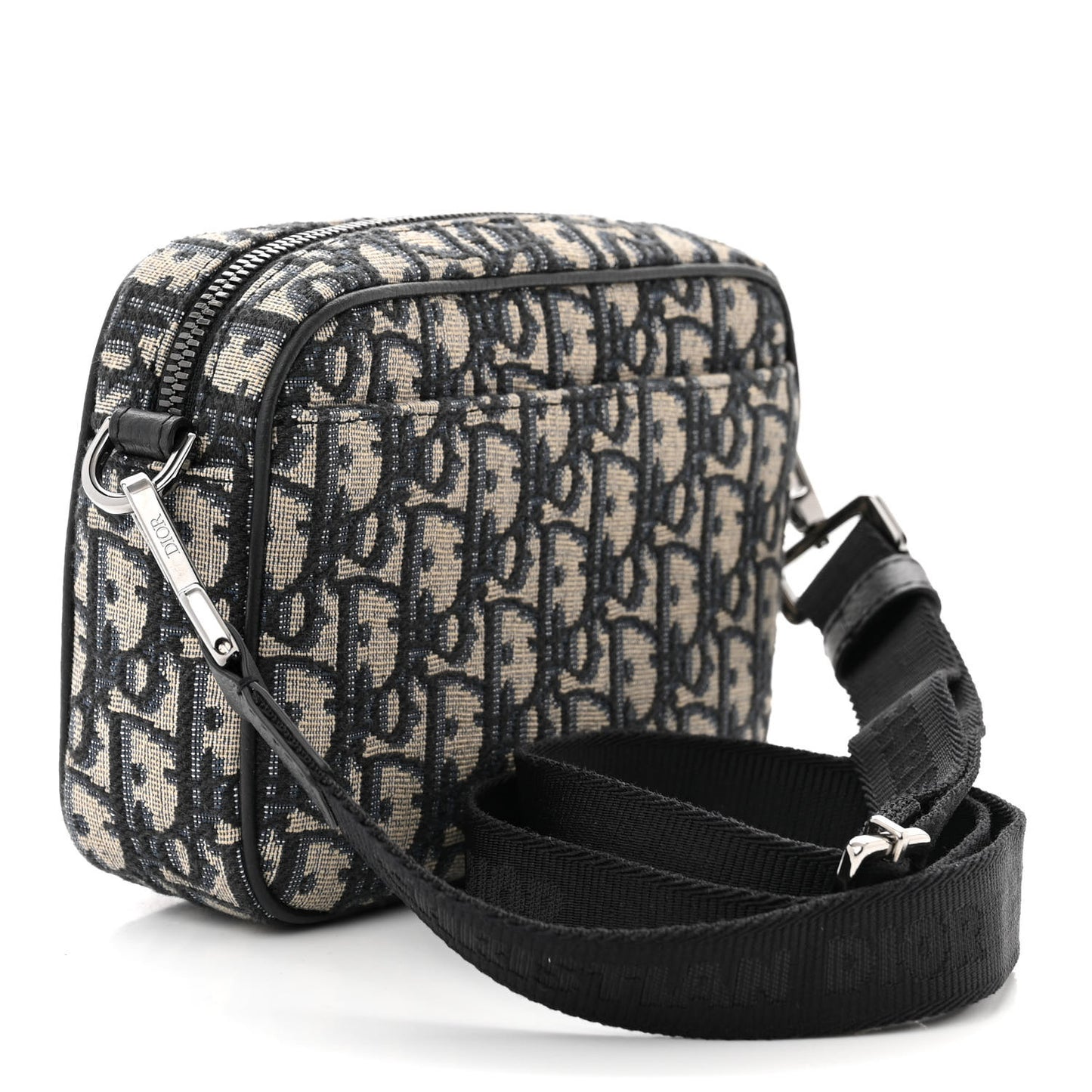 HOMME Oblique Mini Safari Messenger Navy Blue