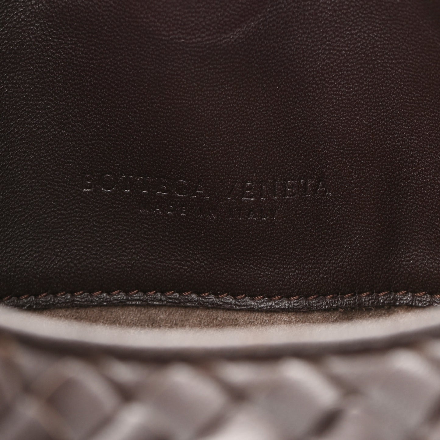 Nappa Intrecciato Parachute Bag Ebano