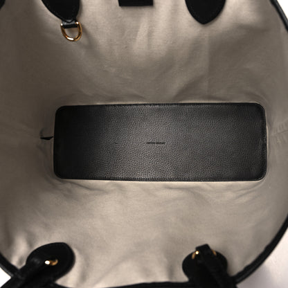 Gucci Textured Dollar Calfskin Medium Ophidia Shoulder Tote Bag Black 5 of 10