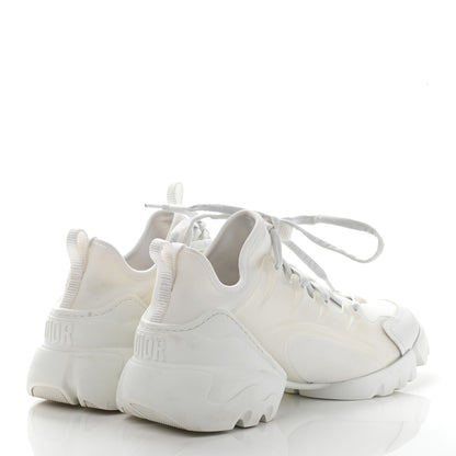 Christian Dior Technical Fabric Rubber Womens D-Connect Sneakers 38.5 White 4 of 11