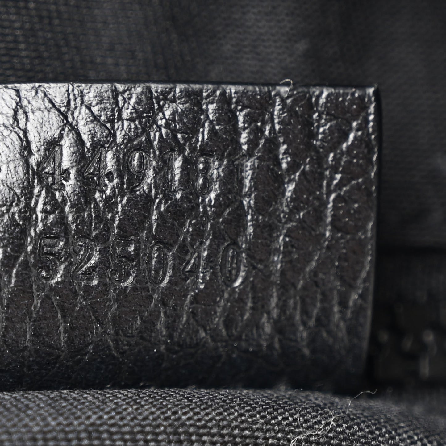 Nylon Monogram Slim Backpack Black
