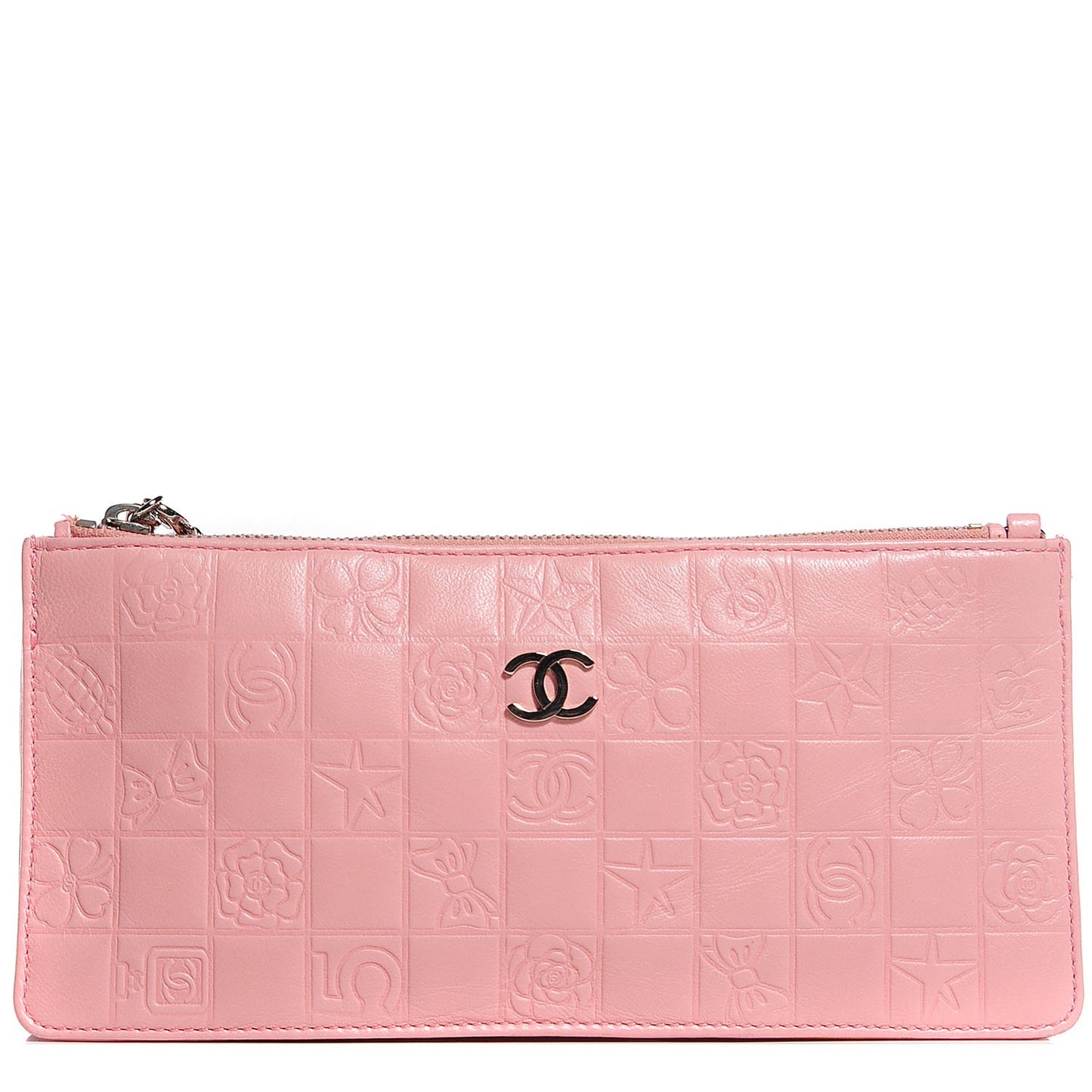 Lambskin Precious Symbols Pochette Pink