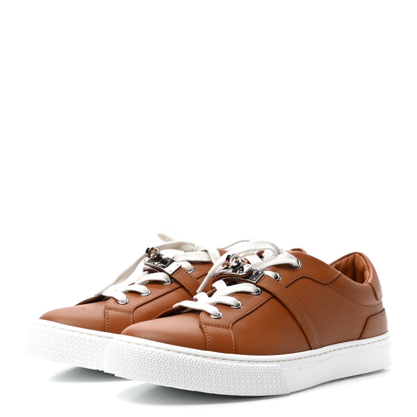 Calfskin Day Sneakers 38 Naturel