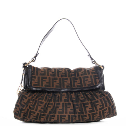 Fendi Zucca Small Chef Shoulder Bag Tobacco 1 of 9