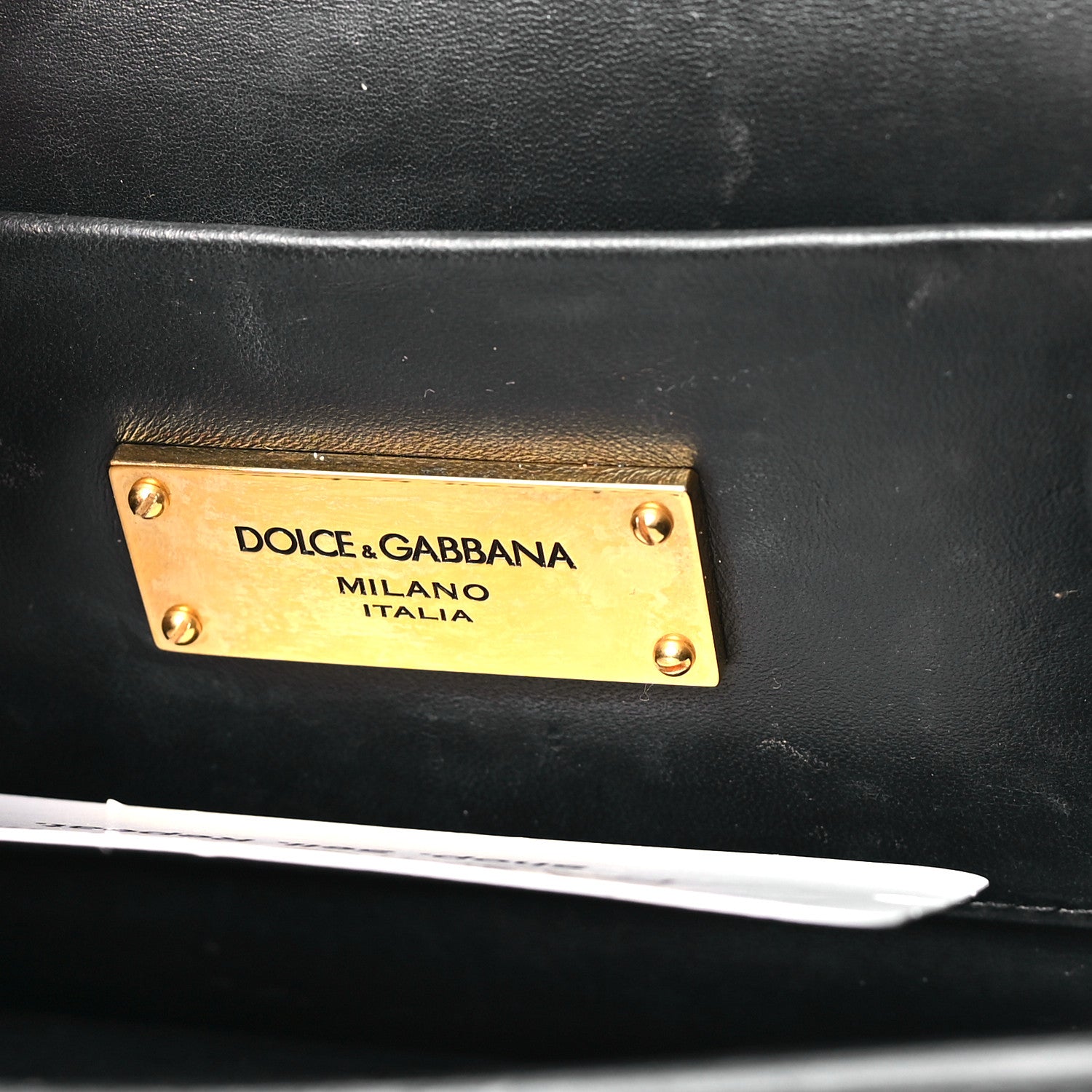 Dolce & Gabbana Shiny Alligator Devotion Envelope Top Handle Bag