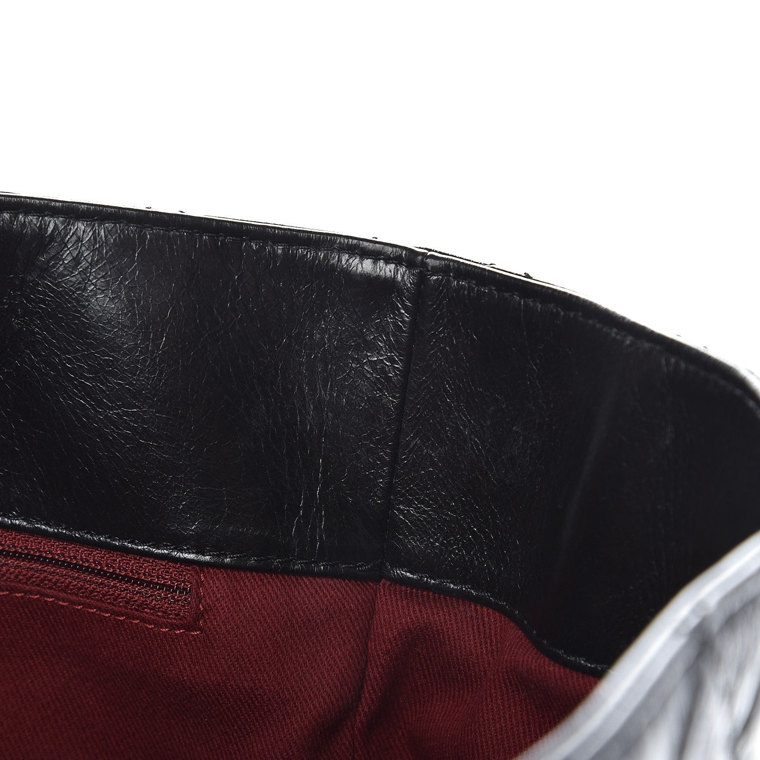Chanel Glazed Calfskin Quilted Large Front Pocket Tote Black 8 of 12