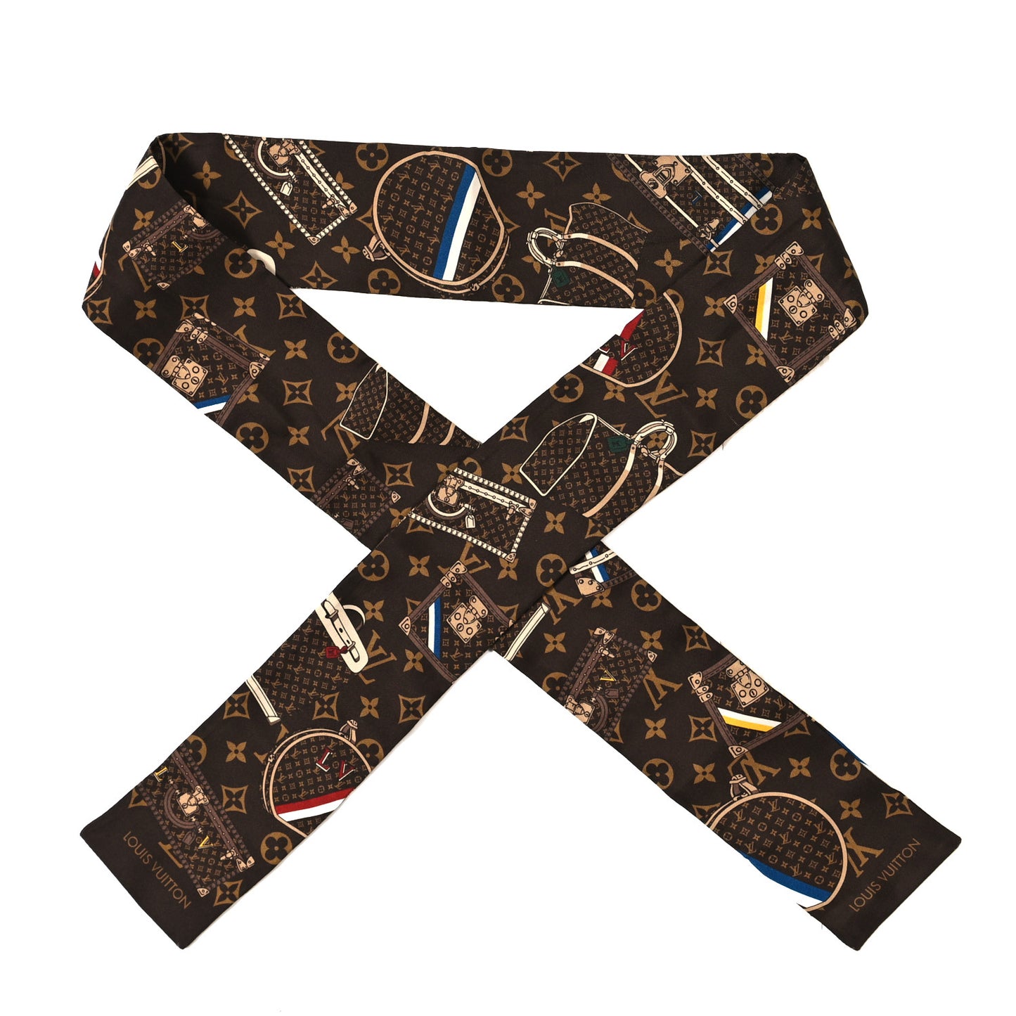 Silk Monogram Trunks Bandeau