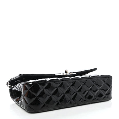 Chanel Patent Quilted Medium Double Flap Black 3 of 4