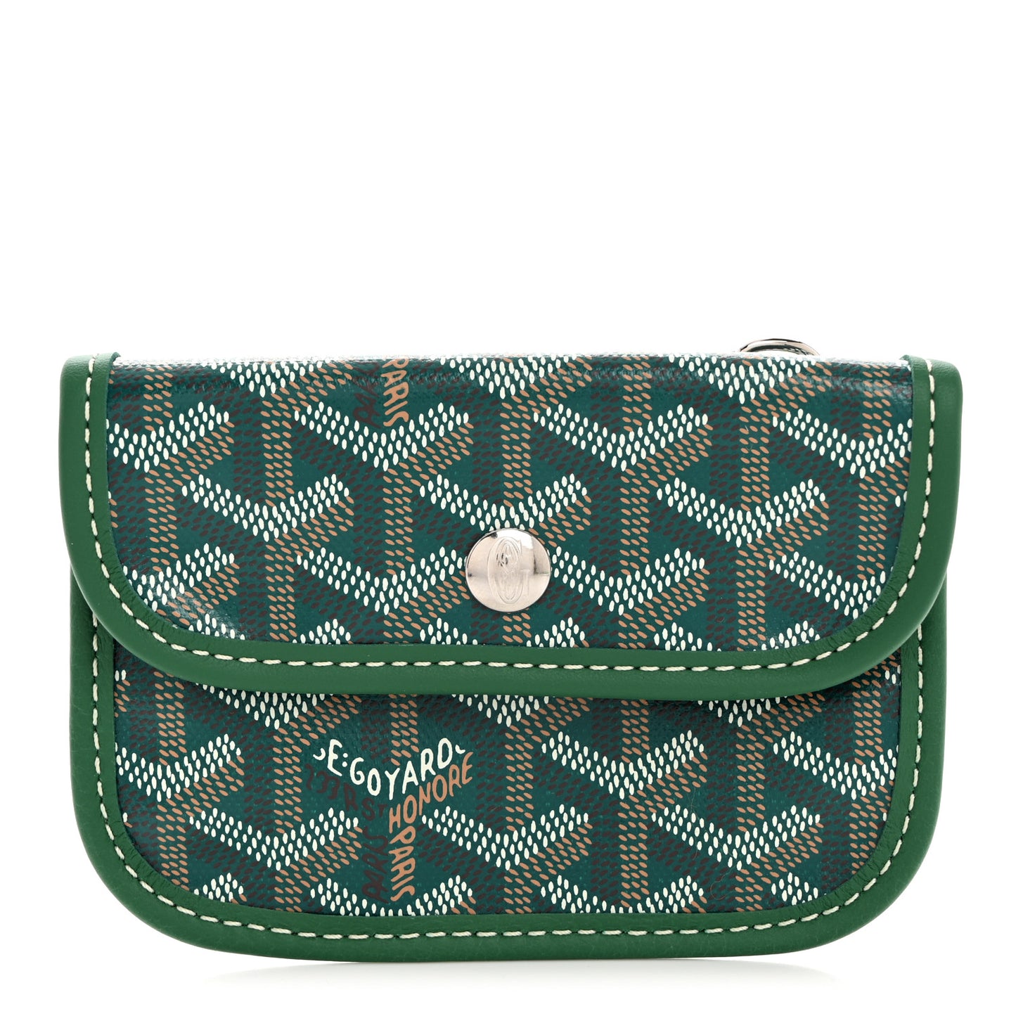 Goyardine Mini Anjou Pouch Green