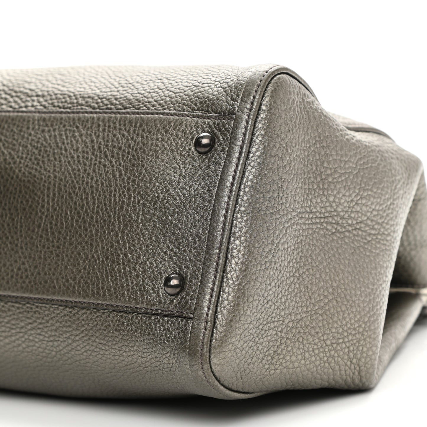 Metallic Cellarius Calfskin Medium Soho Shoulder Bag Sasso