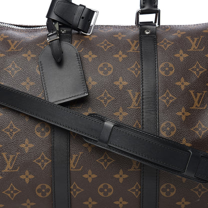 Louis Vuitton Monogram Macassar Keepall Bandouliere 45 11 of 11