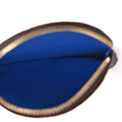 Louis Vuitton Monogram 2019 Christmas Animation Round Coin Purse Blue 5 of 6