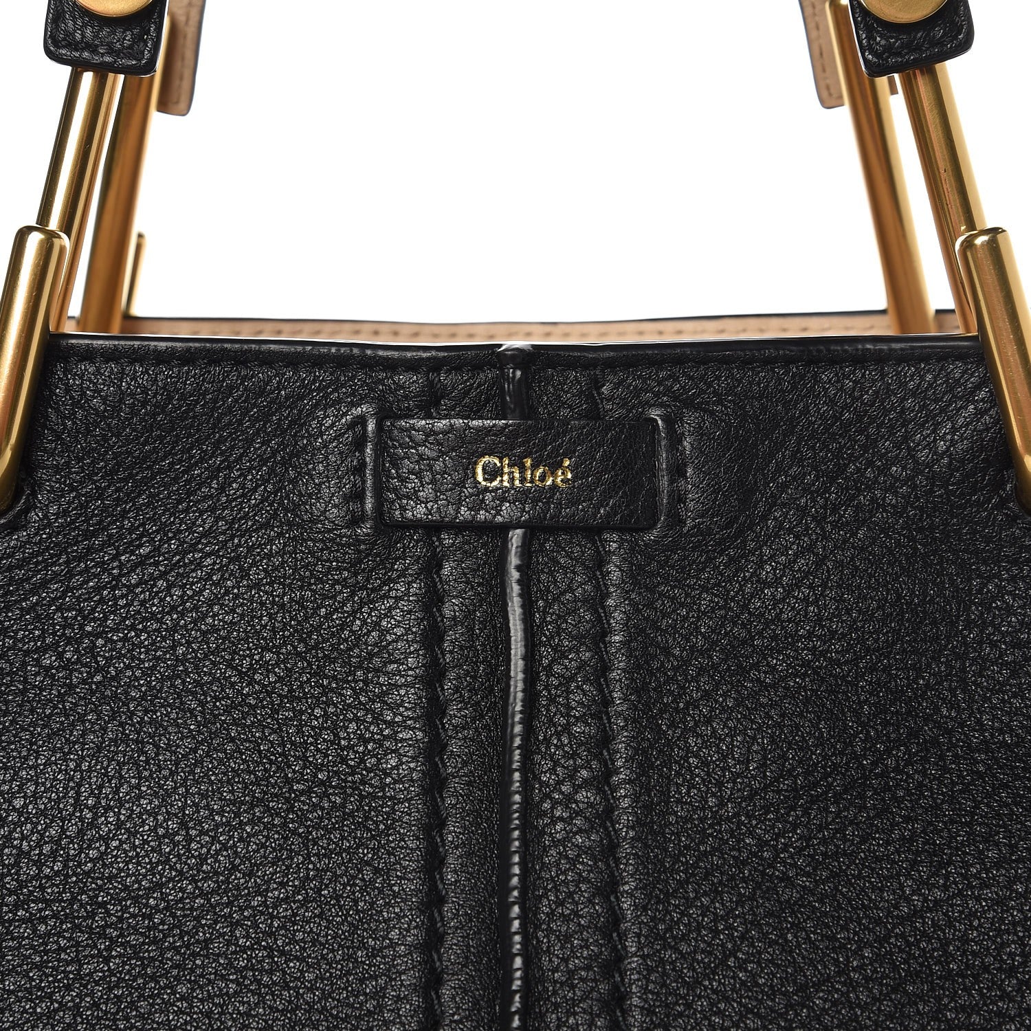 Chloe Grained Lambskin Keri Tote Black 7 of 14