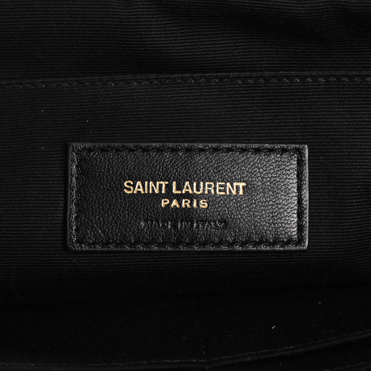 Saint Laurent Calfskin Matelasse Chevron Monogram Document Holder Rouge Eros 7 of 13