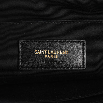 Saint Laurent Calfskin Matelasse Chevron Monogram Document Holder Rouge Eros 7 of 13