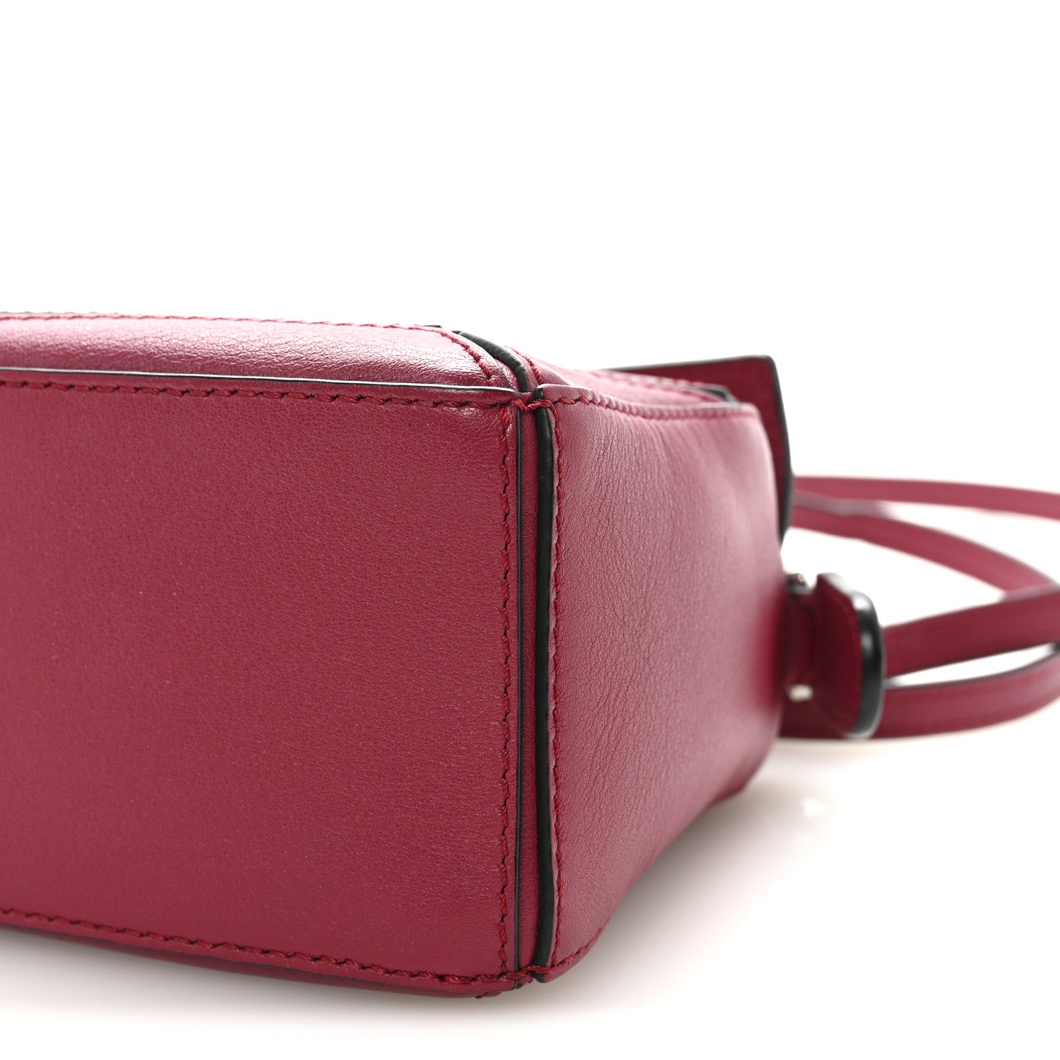 Loewe Calfskin Mini Puzzle Bag Wine 9 of 9