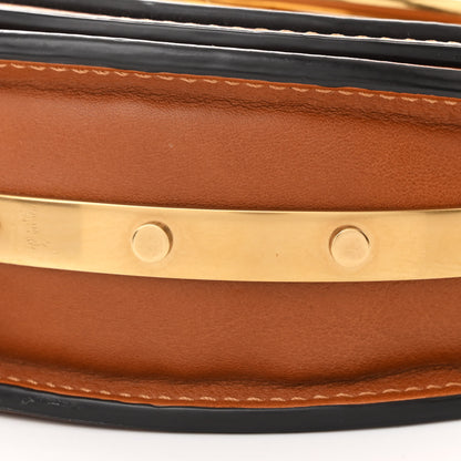 Chloe Calfskin Small Nile Bracelet Minaudiere Bag Caramel 10 of 10