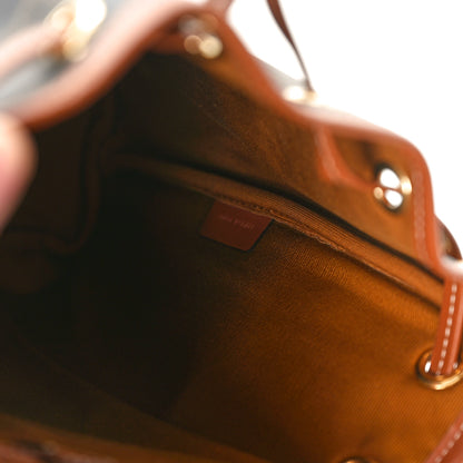 Celine Triomphe Canvas Calfskin Mini Folco Backpack Tan 6 of 11