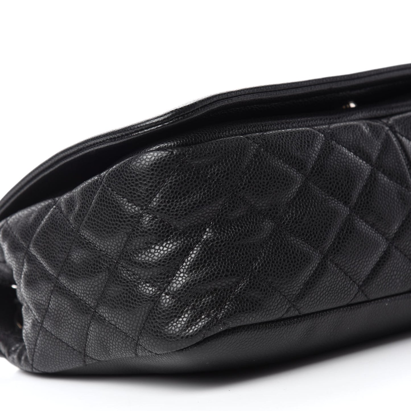 Caviar Large Timeless CC Flap Black