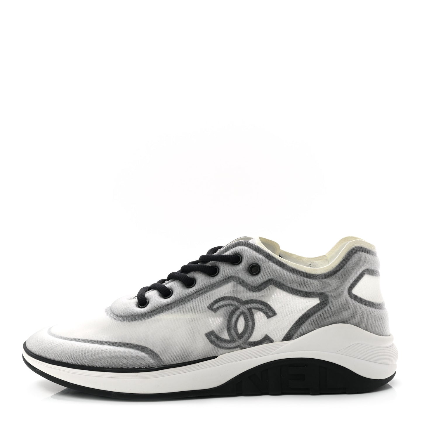 Mesh Lycra Thermoplastic Mens Sneakers 45 Grey White