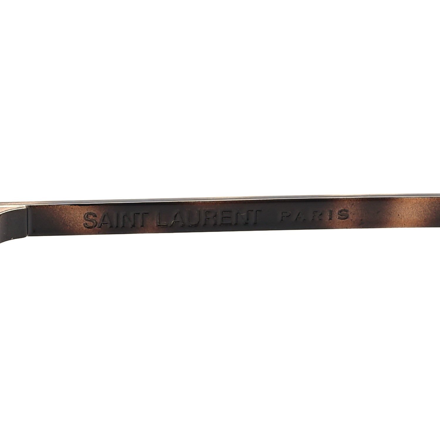 Saint Laurent Square Acetate Metal SLM48S Sunglasses Tortoise 5 of 7