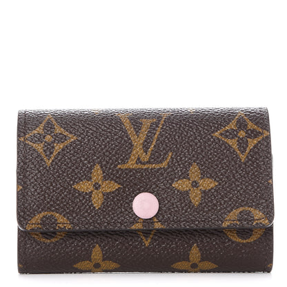 Louis Vuitton Monogram Multicles 6 Key Holder Rose Ballerine 1 of 8