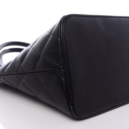 Chanel Caviar Quilted Medallion Tote Black 7 of 8