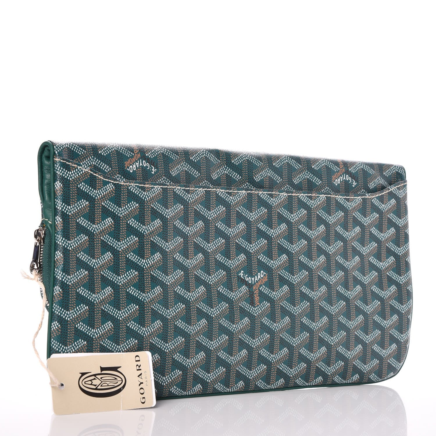 Goyard Goyardine Sainte Marie Soft Clutch Green 4 of 8