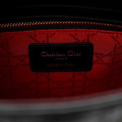 Christian Dior Lambskin Cannage Small My ABCDior Lady Dior Black 7 of 9