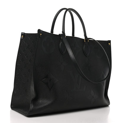 Louis Vuitton Empreinte Monogram Giant Onthego GM Black 3 of 10