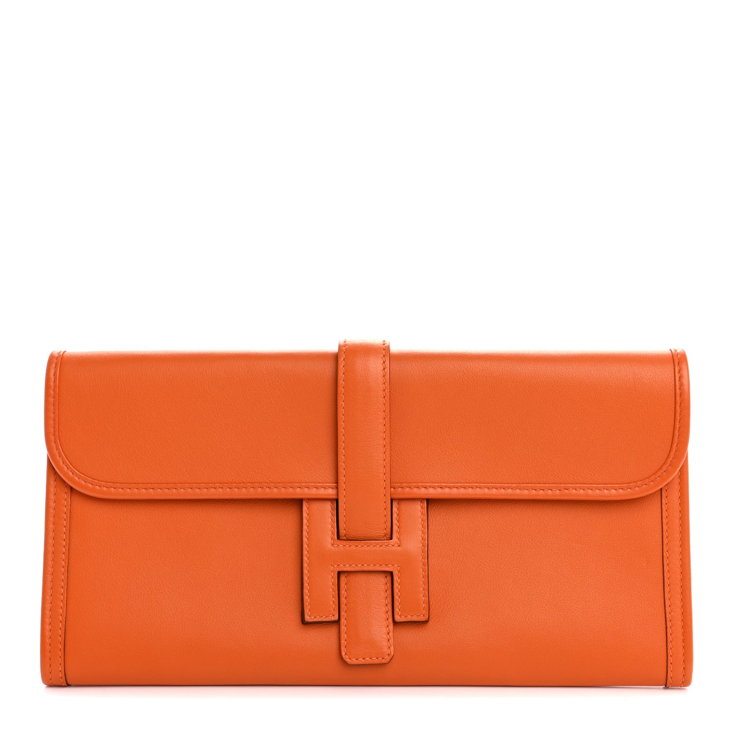 Hermes Swift Jige Elan 29 Clutch Orange 1 of 7