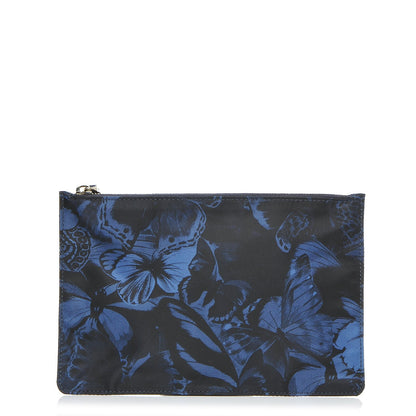 Valentino Garavani Nylon Camubutterfly Rockstud Zip Pouch Marine 1 of 7