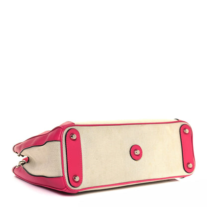 Christian Dior Canvas Calfskin Large Diorissimo Tote 4 of 15