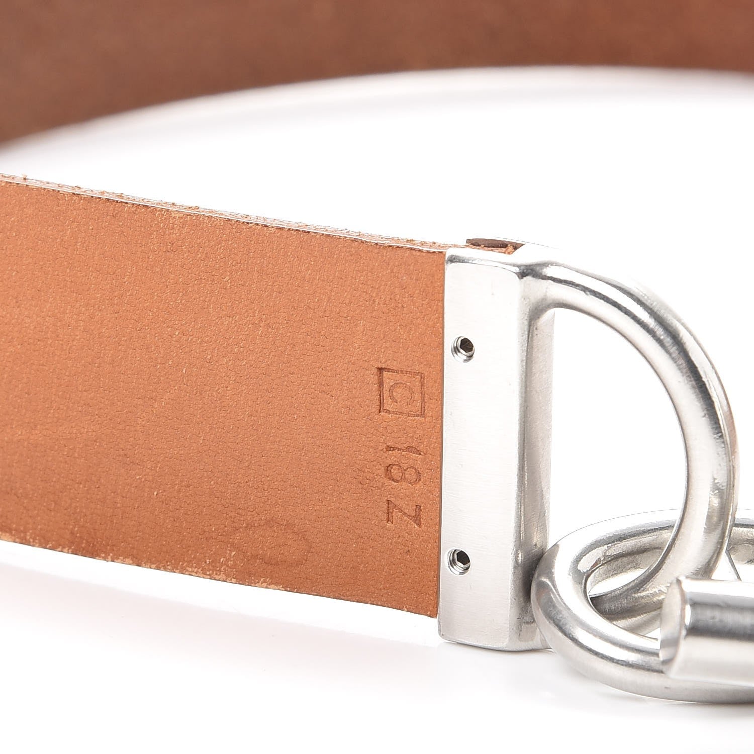 Hermes Vache Hunter Chaine D'Ancre Belt 75 Natural 6 of 8