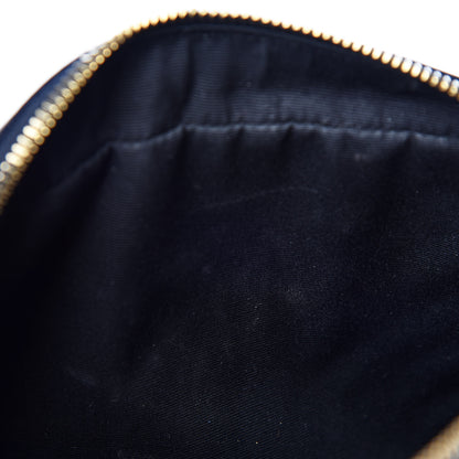 Saint Laurent Calfskin Matelasse Lou Camera Bag Navy 12 of 12