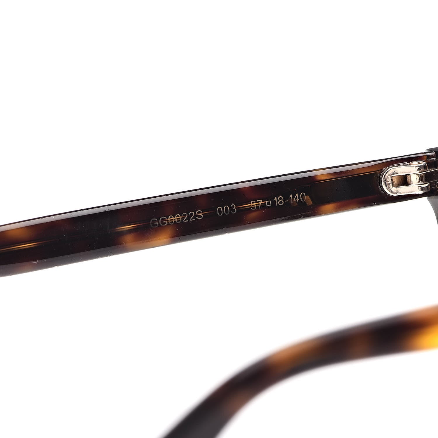 Gucci GG Sunglasses GG0022/S Tortoise 7 of 9