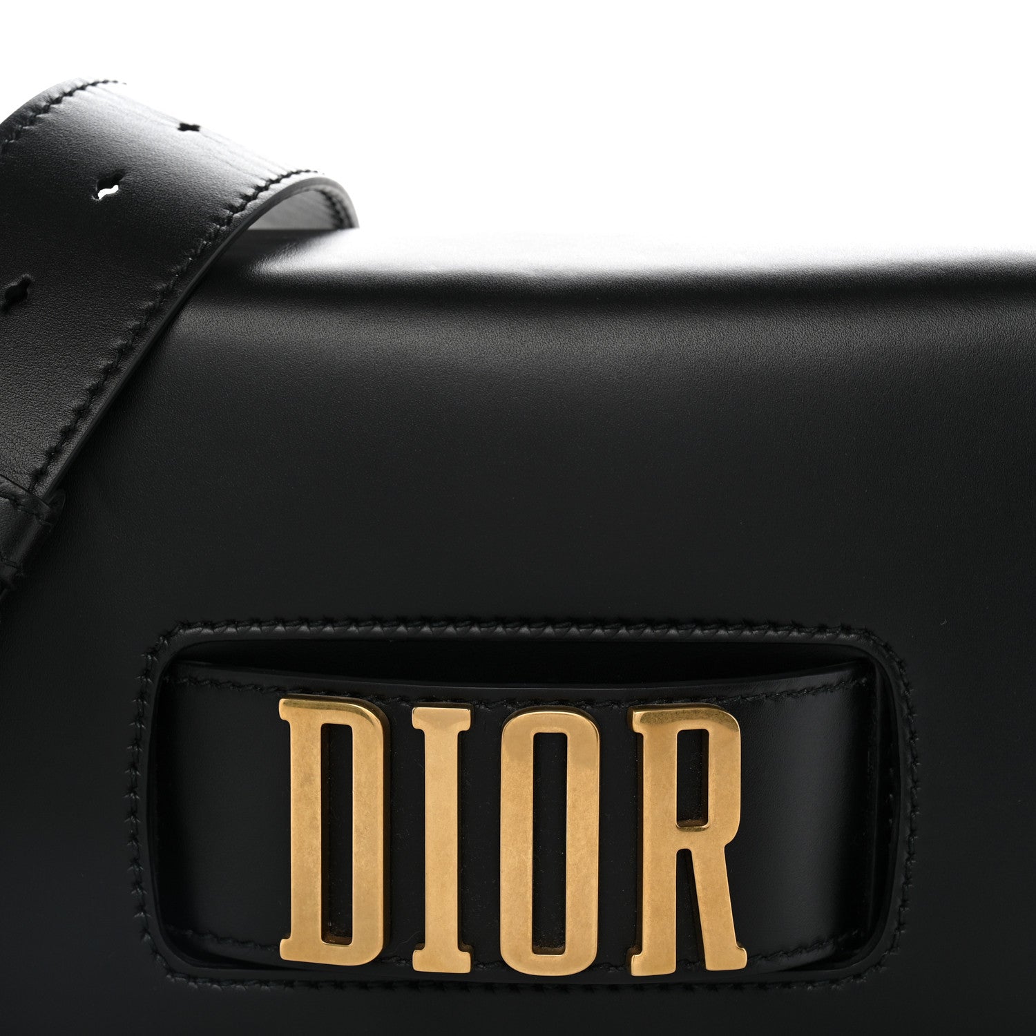 Christian Dior Smooth Calfskin Dio(r)evolution Flap Bag Black 8 of 10